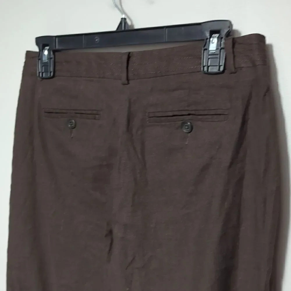 Banana Republic Brown Linen Dress Pants